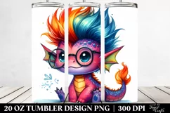 Happy Baby Dragon with es 20 Oz Tumbler Product Image 2