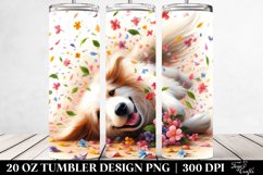 Spring Dog Tumbler | 20 Oz Tumbler Product Image 2