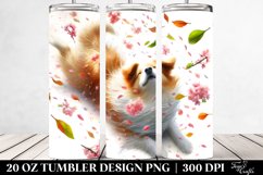 Spring Dog Tumbler | 20 Oz Tumbler Product Image 2