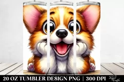 Crazy Corgi Tumbler | 20 Oz Tumbler Product Image 2