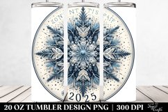 Snowflake with 2025 Clipart 20 Oz Tumbler Product Image 2