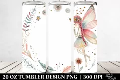 Quirky Boho Fairy Tumbler Design Product Image 2