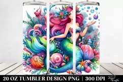 Funny Mermaid | 20 oz Tumbler Product Image 2