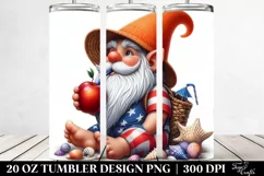 Digital Painting Gnome Beach Wear Tumbler Product Image 2