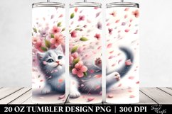 Spring Cat Tumbler | 20 Oz Tumbler Product Image 2