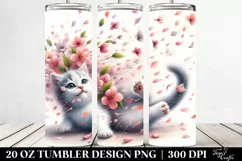 Spring Cat Tumbler | 20 Oz Tumbler Product Image 2