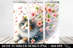 Spring Cat Tumbler | 20 Oz Tumbler Product Image 2