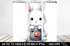 Scary Baby Bunny 20 Oz Tumbler Product Image 2