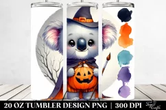 Cute Baby Koala Halloween 20 Oz Tumbler Product Image 2