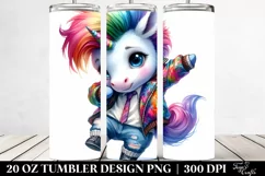 Vibrant Baby Unicorn Tumbler Design Product Image 2