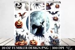 Funny Halloween Nightmare Tumbler Design Product Image 2