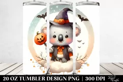 Cute Baby Koala Halloween 20 Oz Tumbler Product Image 2