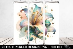 Glossy Lily Tumbler | 20 oz Tumbler Product Image 2