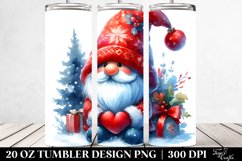 Vibrant Christmas Gnome | 20 oz Tumbler Product Image 2