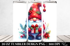 Vibrant Christmas Gnome | 20 oz Tumbler Product Image 2