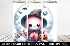 Cute Baby Octopus Halloween 20 Oz Tumbler Product Image 2