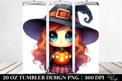 Witch Vibrant Drawing | 20 oz Tumbler Product Image 2