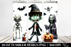 Simple Funny Halloween Clipart 20 Oz Tumbler Product Image 2