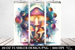 Magical Celestial Mushroom 20 Oz Tumbler Product Image 2