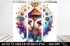 Magical Celestial Mushroom 20 Oz Tumbler Product Image 2