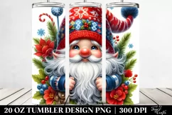 Christmas Gnome | 20 Oz Tumbler Product Image 1