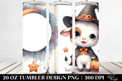 Cute Baby Cow Halloween 20 Oz Tumbler Product Image 2