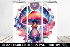 Magical Celestial Mushroom 20 Oz Tumbler Product Image 2
