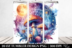 Magical Celestial Mushroom 20 Oz Tumbler Product Image 2