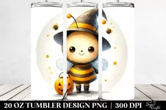 Cute Baby Bee Halloween 20 Oz Tumbler Product Image 2