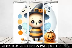 Cute Baby Bee Halloween 20 Oz Tumbler Product Image 2