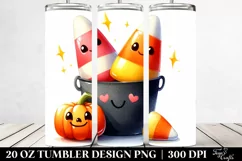 Simple Funny Halloween Clipart 20 Oz Tumbler Product Image 2