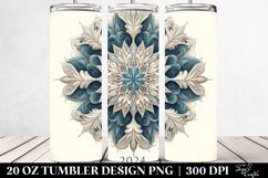 Snowflake with 2024 Clipart 20 Oz Tumbler Product Image 2