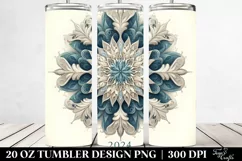 Snowflake with 2024 Clipart 20 Oz Tumbler Product Image 2