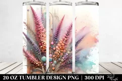 Abstract Heather Stained Tumbler | 20 oz Tumbler Product Image 2