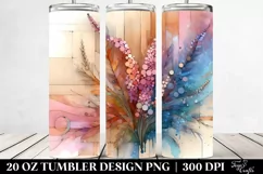 Abstract Heather Stained Tumbler | 20 oz Tumbler Product Image 2