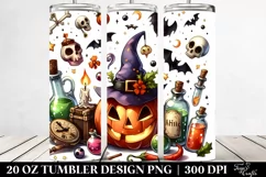 Funny Halloween Magic Potion Tumbler | 20 oz Tumbler Product Image 2