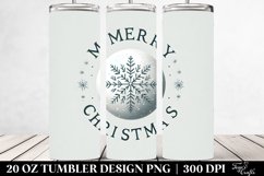 Merry Christmas Snowflake Clipart 20 Oz Tumbler Product Image 2