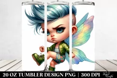 Excited Baby Fairy Dancing | 20 oz Tumbler Product Image 2