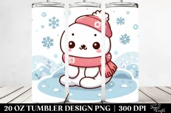 Cute Winter Baby Seal Clipart Product Image 2