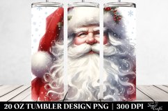 Washed Santa Portrait Clipart Product Image 2