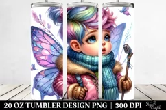 Contempt Baby Fairy Playing | 20 oz Tumbler Product Image 2