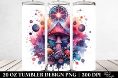 Magical Celestial Mushroom Clipart 20 Oz Tumbler Product Image 2
