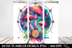 Magical Celestial Mushroom Clipart 20 Oz Tumbler Product Image 2