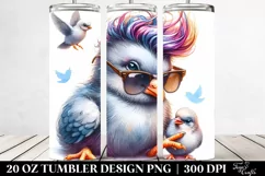 Vibrant Baby Cat 20 Oz Tumbler Product Image 2