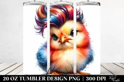 Funny Baby Chicken Posing | 20 oz Tumbler Product Image 2