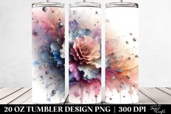 Shiny Carnation . 20 Oz Tumbler Design Product Image 2