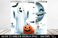 Simple Funny Halloween Clipart 20 Oz Tumbler Product Image 2
