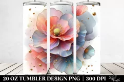 Abstract 3D Poppy | 20 oz Tumbler Product Image 2