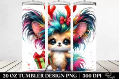 Enthusiastic Papillon with Gift Box 20 Oz Tumbler Product Image 2