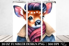 Modest Baby Deer Winter Fashion | 20 oz Tumbler Product Image 2